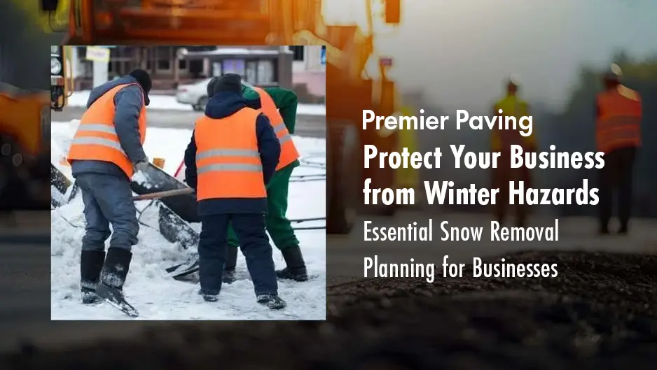 Premier Paving: Your go-to snow removal experts in Maryland.
