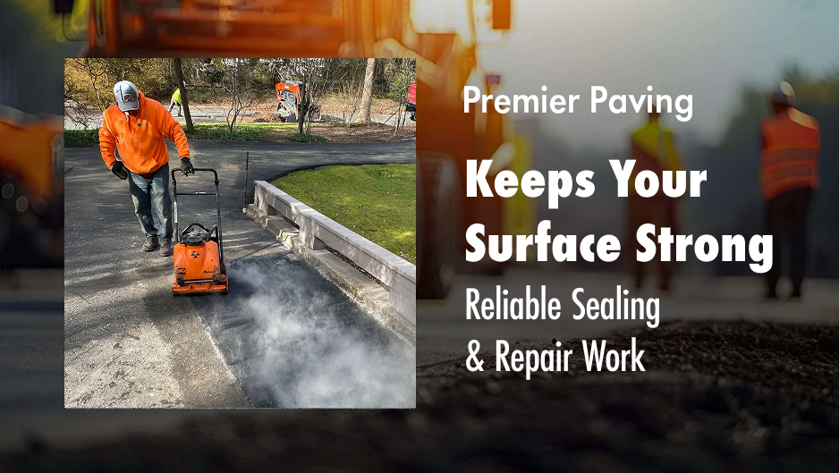 Protect your driveway with professional asphalt sealcoating by Premier Paving.