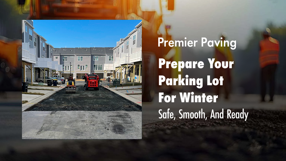 Keep your property safe this season with parking lot paving by Premier Paving.