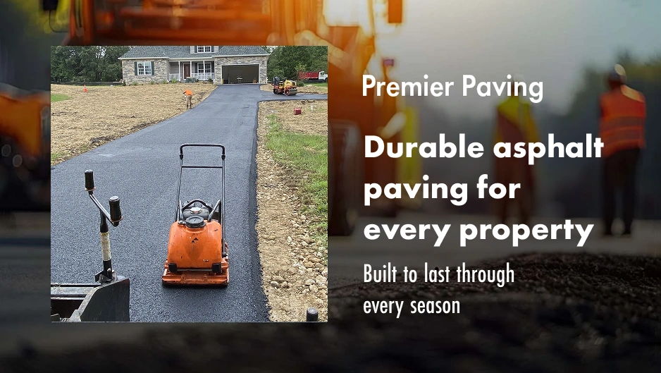 Improve your property with a professionally built asphalt driveway by Premier Paving. 